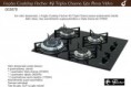 Fogão Cooktop Fischer 4Q Gás Mesa Vidro 3876